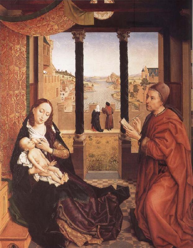 Rogier van der Weyden St Luke Drawing the Virgin Germany oil painting art